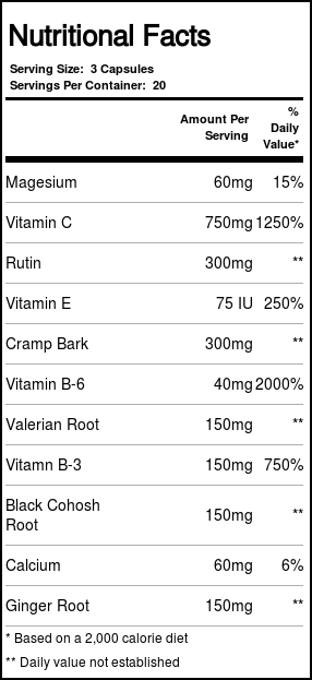 Comprar Vitanica, Cramp Bark Extra™ - 60 Cápsulas Vegetarianas - Imagem 2