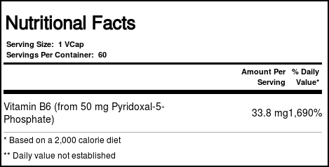 Comprar Food Science of Vermont, Piridoxal 5-Fosfato - 60 Cápsulas Vegetarianas - Imagem 4