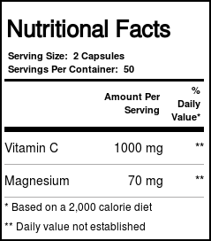 Comprar Nutricology, Ascorbato de Magnésio -100 Cápsulas - Imagem 2