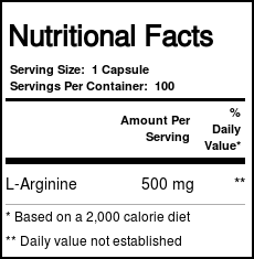 Comprar Nutricology L-Arginina 100 Cápsulas - Imagem 3