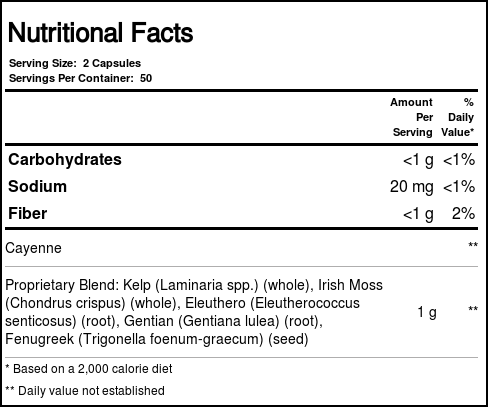 Comprar Solaray, Thyroid Blend™ SP-26™ - 100 Cápsulas - Imagem 4