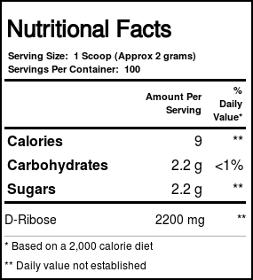 Comprar Jarrow Formulas, Ribose - 200 g - Imagem 2