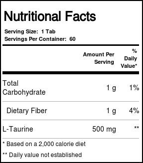 Comprar Kal, L-Taurina 500 mg - 60 Comprimidos - Imagem 4