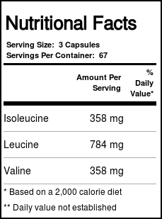 Comprar NutraKey, BCAA 1500 - 200 Cápsulas - Imagem 2