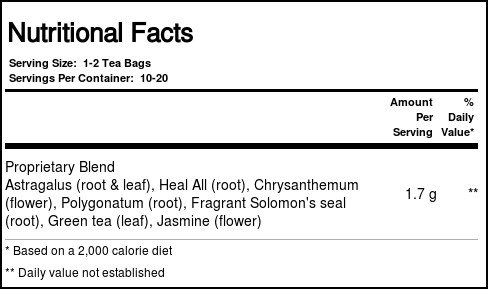 Comprar Health King and Balanceuticals, Clear Eye™ Chá para os Olhos - 20 Saquinhos - Imagem 3