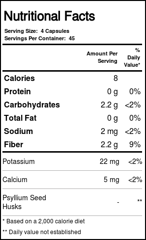 Comprar Yerba Prima, Casca de Psyllium - 180 Cápsulas - Imagem 4