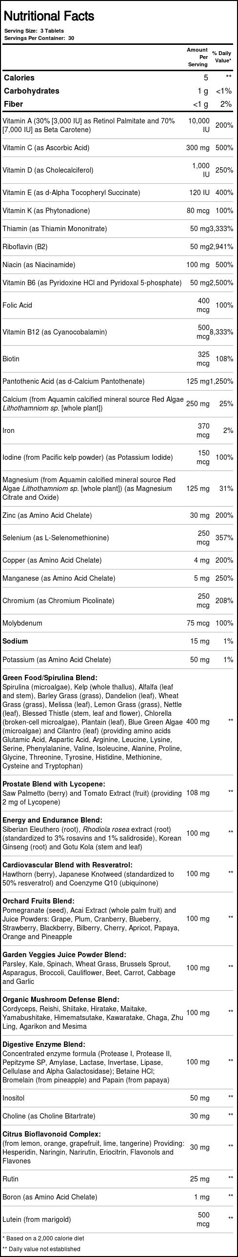 Comprar Nature's Way, Alive! Multivitamínico para Homens - 90 Tabletes - Imagem 4