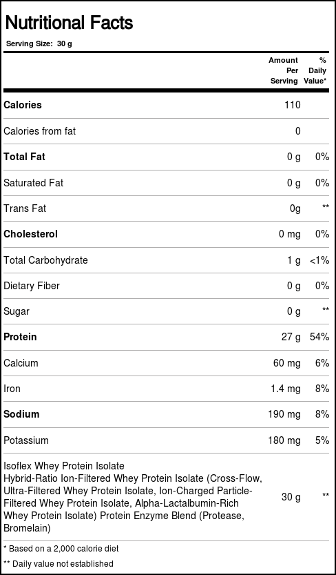 Comprar AllMax Nutrition Isoflex, Chocolate de menta - 32 oz - Imagem 3