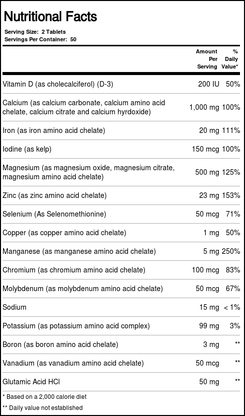 Comprar Thompson, Complexo Mineral - 100 Tabletes - Imagem 4
