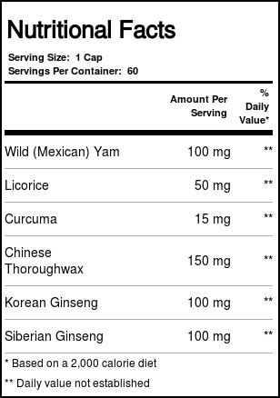 Comprar Enzymatic Therapy, ADRENergize® Ervas - 60 Cápsulas Vegetarianas - Imagem 3