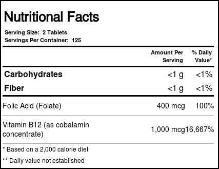 Comprar Nature's Life B-12 1000 mcg 250 Tabletes - Imagem 3