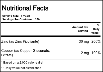 Comprar Nature's Life, Zinco 30 mg - 250 Cápsulas Vegetarianas - Imagem 4