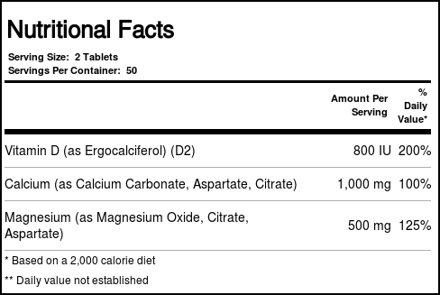 Comprar Nature's Life Super Cal-Mag 100 Tabletes - Imagem 2