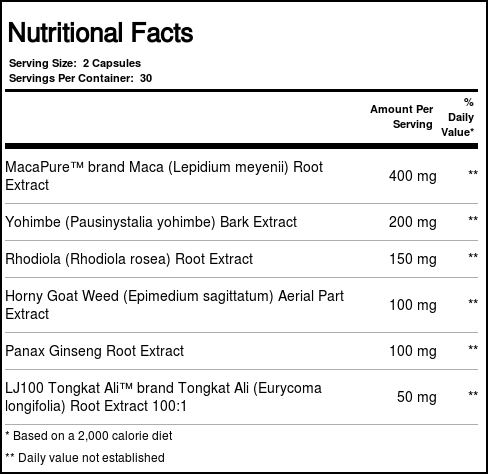 Comprar Enzymatic Therapy, Hot Plants® para Ele - 60 Cápsulas - Imagem 2
