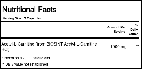 Comprar Doctor's Best, Acetil L-Carnitina - 120 Cápsulas - Imagem 4