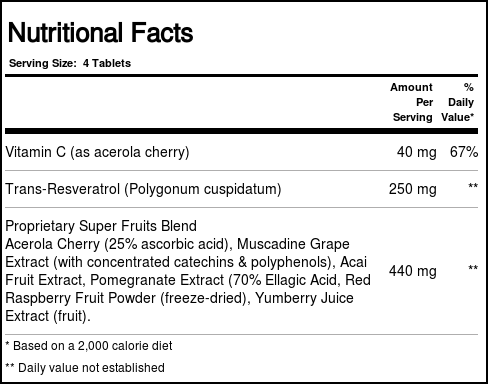 Comprar YouTheory, Resveratrol - 290 Tabletes - Imagem 2