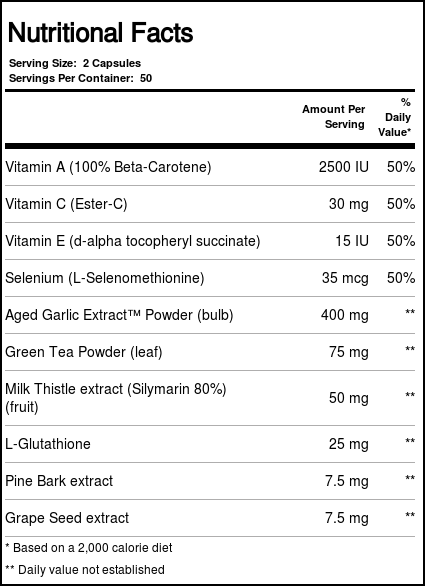 Comprar Kyolic, Fórmula Kyolic 105 Desintoxicação e Anti-Envelhecimento com Vitamina A & E e Selênio - 100 Cápsulas - Imagem 2
