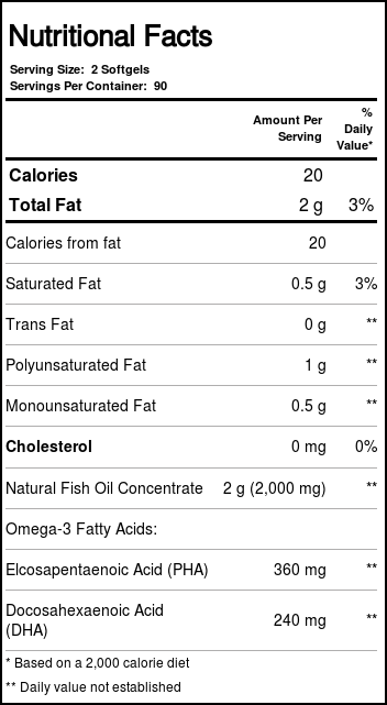 Comprar Omega 3 180 EPA/ 120 DHA Sem Colesterol Now Foods 180 Cápsulas em Gel - Imagem 4