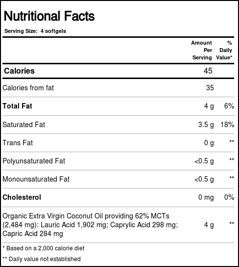Comprar Nature's Way, Óleo de Coco 1000 mg - 120 Cápsulas - Imagem 2