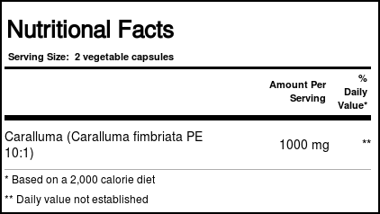 Comprar Bio Nutrition Caralluma - 60 Cápsulas Vegetarianas - Imagem 2