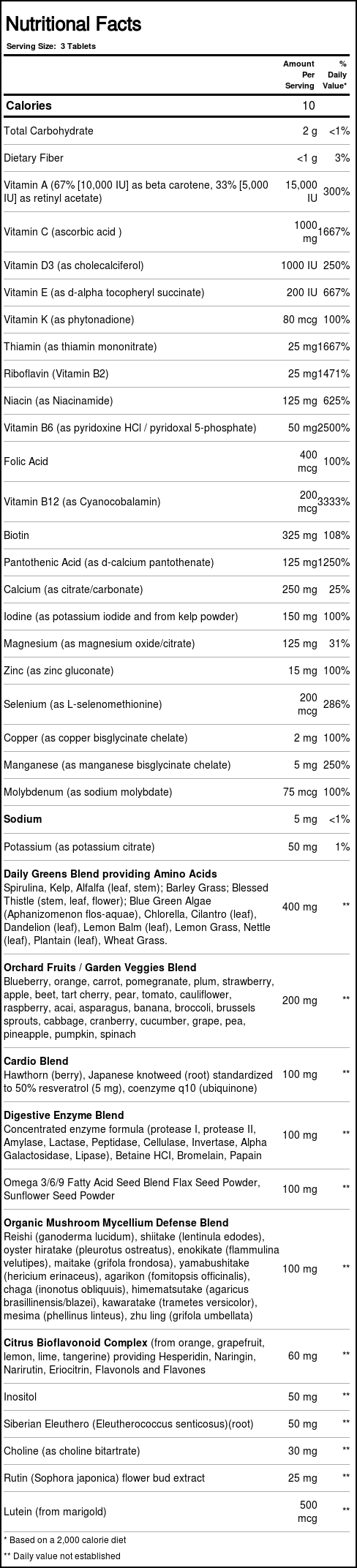 Comprar Nature's Way, Alive!® Multivitamínico sem Ferro - 60 Comprimidos - Imagem 2