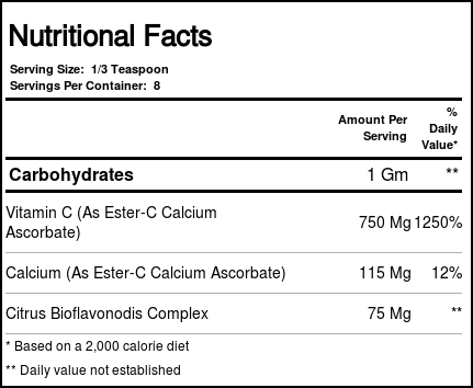 Comprar American Health, Vitamina C Ester C® em Pó com Citrus Bioflavonóides - 226,8 g - Imagem 4