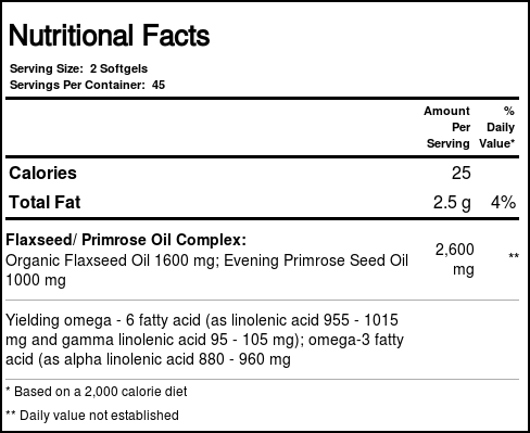 Comprar Source Naturals, Óleo de Linhaça-Prímula 1,300 mg - 90 Cápsulas em gel - Imagem 2