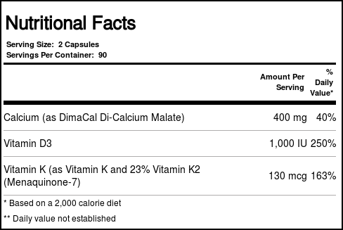 Comprar Pure EnCápsulasulations Cálcio K/D 400 mg - 180 Cápsulas - Imagem 4
