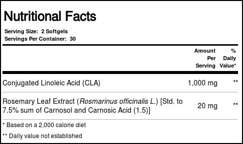 Comprar Metagenics Ultra CLA - 1,000 mg - 60 Cápsulas em Gel - Imagem 2