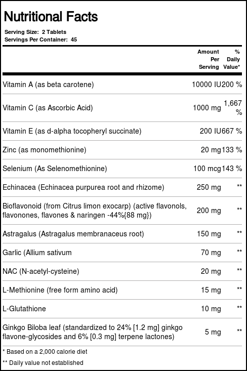 Comprar Nature's Plus, Commando 2000 - 90 Comprimidos - Imagem 4