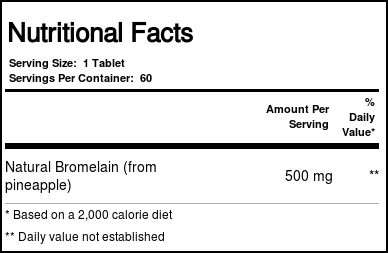 Comprar Nature's Plus, Bromelina 500 mg - 60 Tabletes - Imagem 4