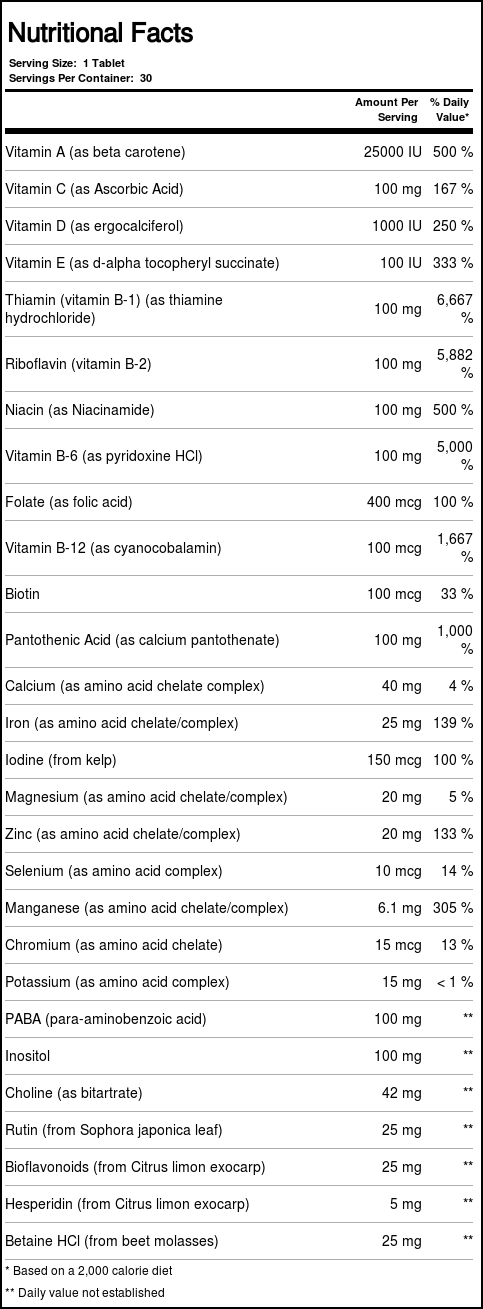 Comprar Nature's Plus, Ultra I® Liberação Prolongada - 30 Tabletes - Imagem 2