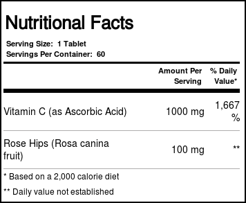 Comprar Nature's Plus, Vitamina C 1000 mg com Rosa Mosqueta - 60 Tabletes - Imagem 2