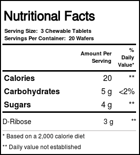 Comprar Source Naturals, D-ribose Suplemento Dietético - 60 Tabletes Mastigáveis - Imagem 4