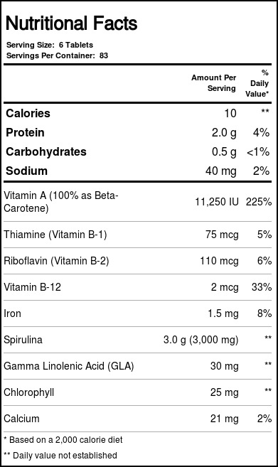Comprar Spirulina Orgânica 500 mg Now Foods 500 Tabletes - Imagem 2