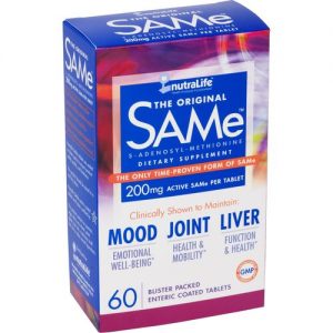 Comprar NutraLife, SAMe™ 200 mg - 60 Tabletes Revestimento Entérico
