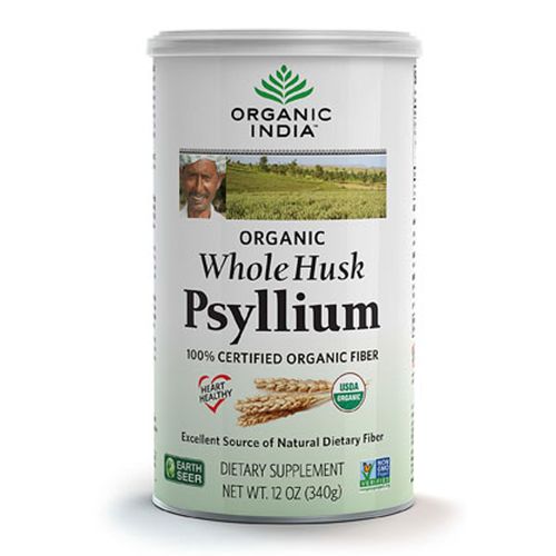 Comprar Organic India, Casca de Psyllium Integral Orgânica - 340 g