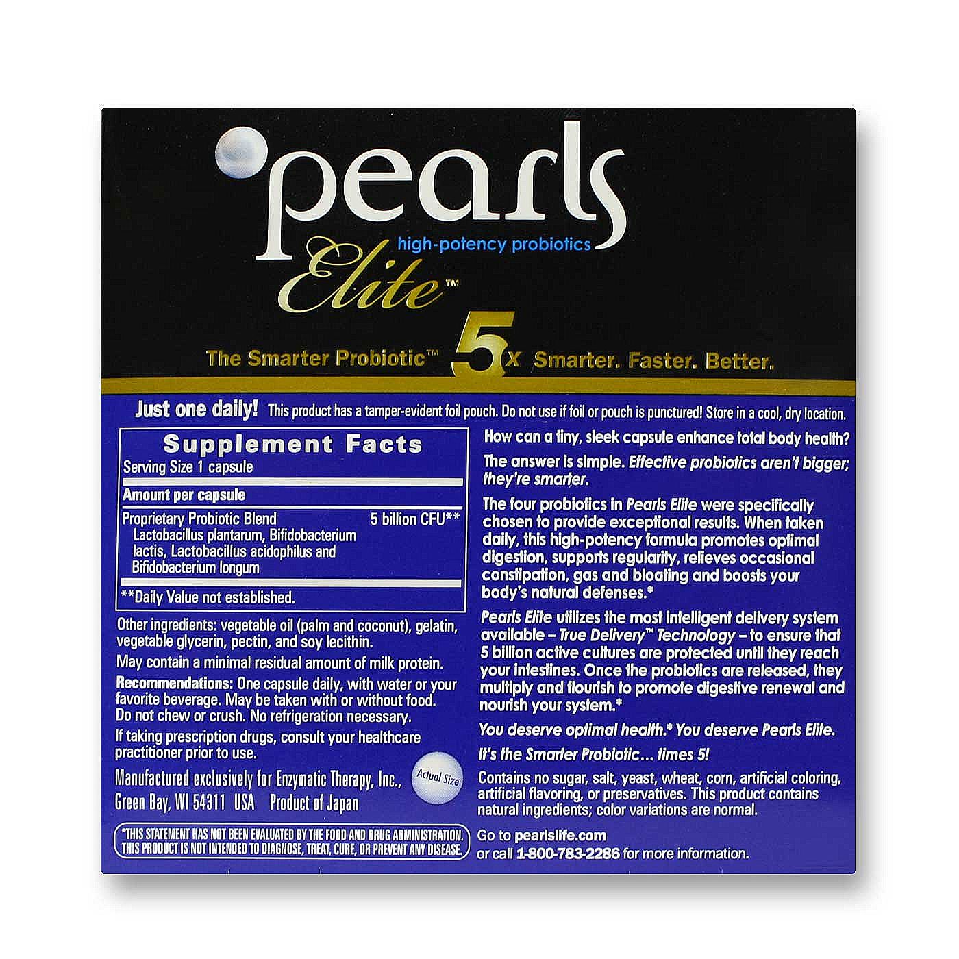 Comprar Enzymatic Therapy, Pérolas Elite - 30 Cápsulas - Imagem 2