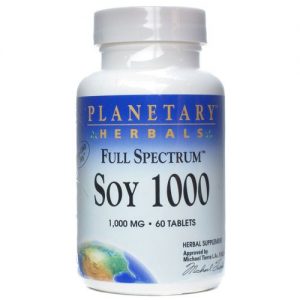 Comprar Planetary Herbals, Espectro Completo de Soja 1000mg - 60 Comprimidos