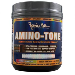 Comprar Ronnie Coleman Signature Series Amino-Tone, Cherry Limaade - 390 g