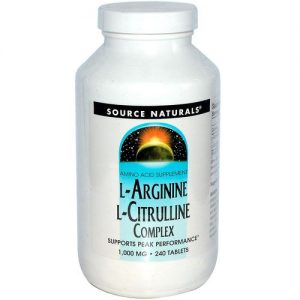 Comprar Source Naturals, Complexo L-Arginina L-Citrulina - 240 Tabletes