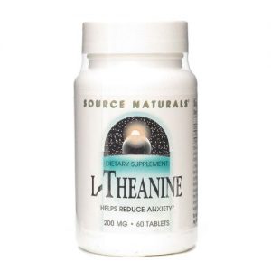 Comprar Source Naturals, L-Teanina 200 mg - 60 Tabletes