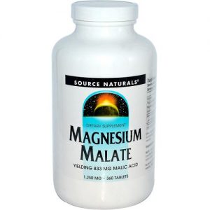 Comprar Source Naturals Magnésio Malate - 1,250 mg - 360 Tabletes