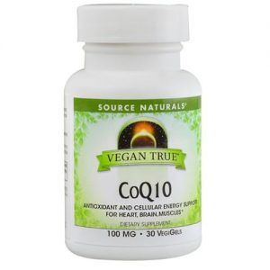 Comprar Source Naturals, Vegan True™ CoQ10 100 mg - 30 Cápsulas em Gel