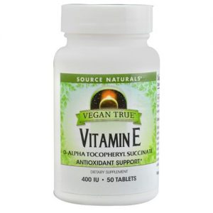 Comprar Source Naturals, Vitamina E Vegan True™ - 50 Tabletes