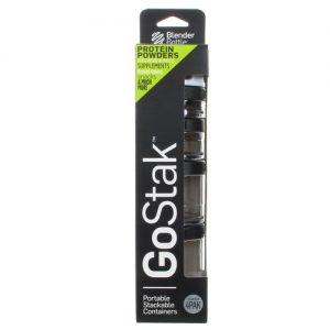 Comprar Sundesa Blender Bottle GoStak, Preto - Starter 4Pak