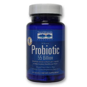 Comprar Trace Minerals Research, Probióticos 55 bilhões - 30 Cápsulas