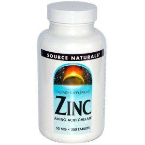Comprar Source Naturals, Zinco - 250 Tabletes