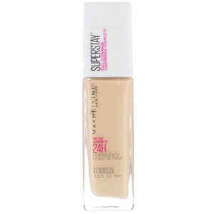 Comprar Maybelline, Super Stay, base de cobertura total, 110 Porcelain, 30 ml