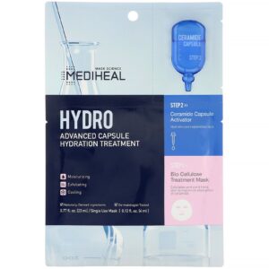 Comprar Mediheal, Hydro, Advanced Capsule Hydration Treatment Mask, 1 Sheet, 0.77 fl oz (23 ml)